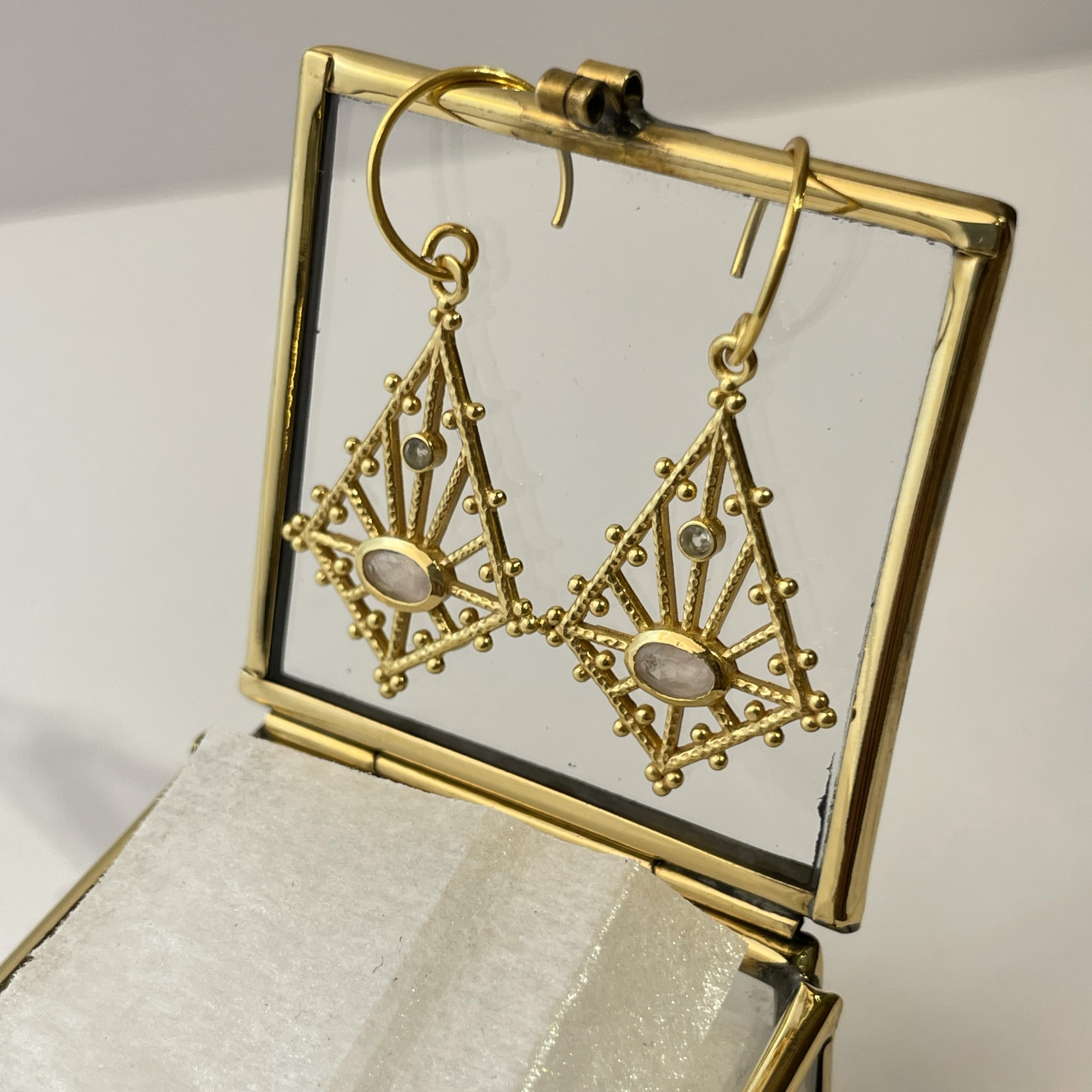 Серьги РОМБ