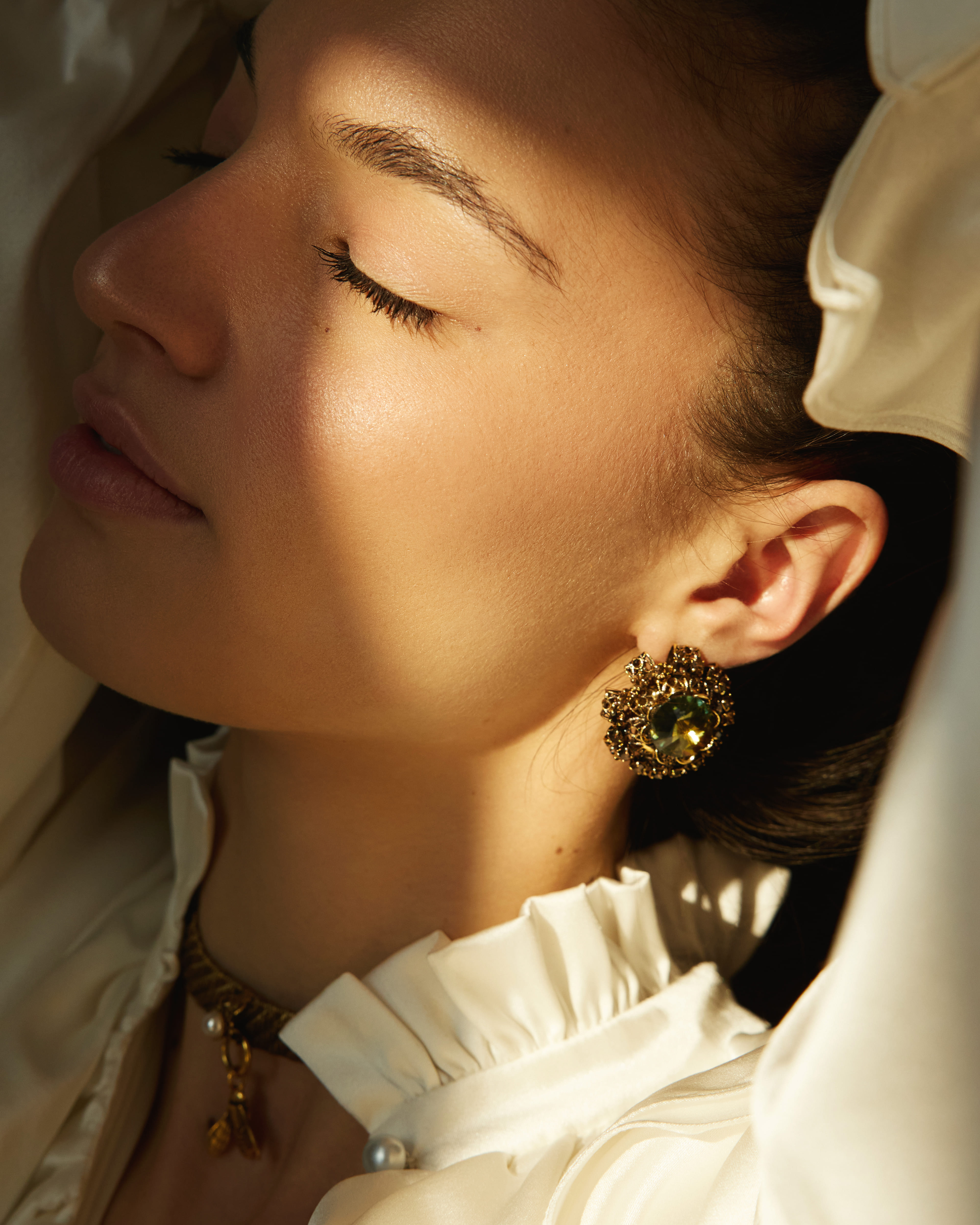 Серьги ажурные Розетки