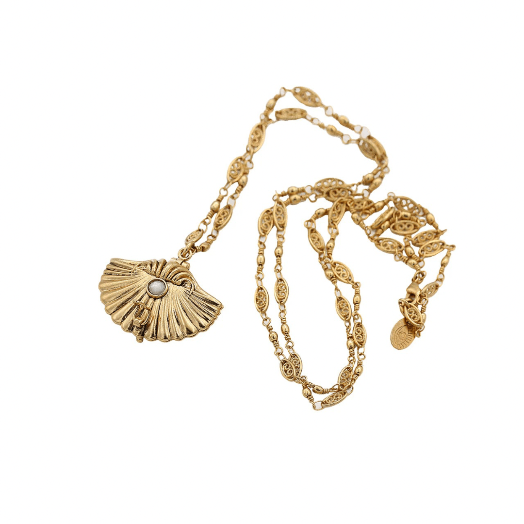 Колье Lorelei с подвеской ракушкой
