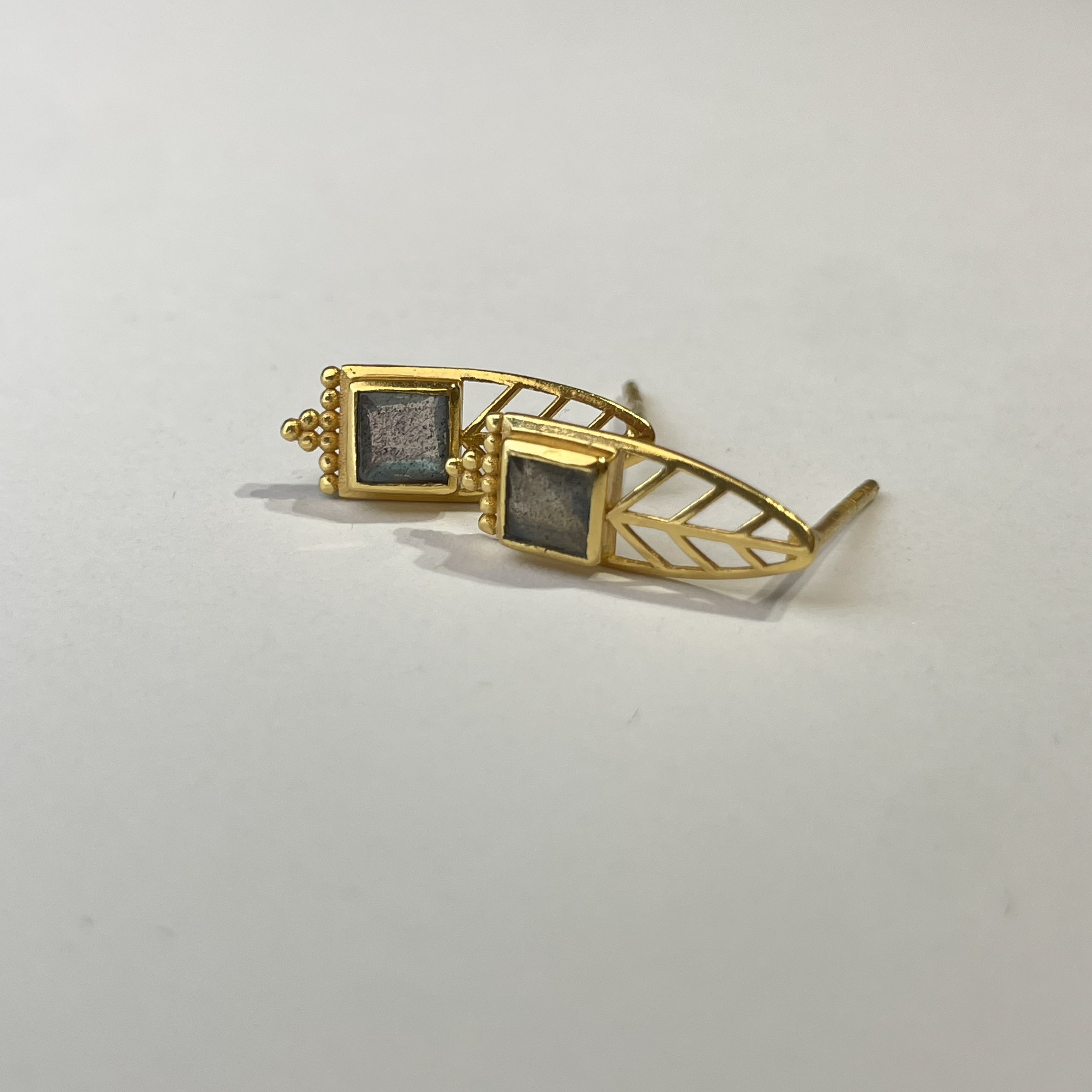 Серьги ЛИСТИК