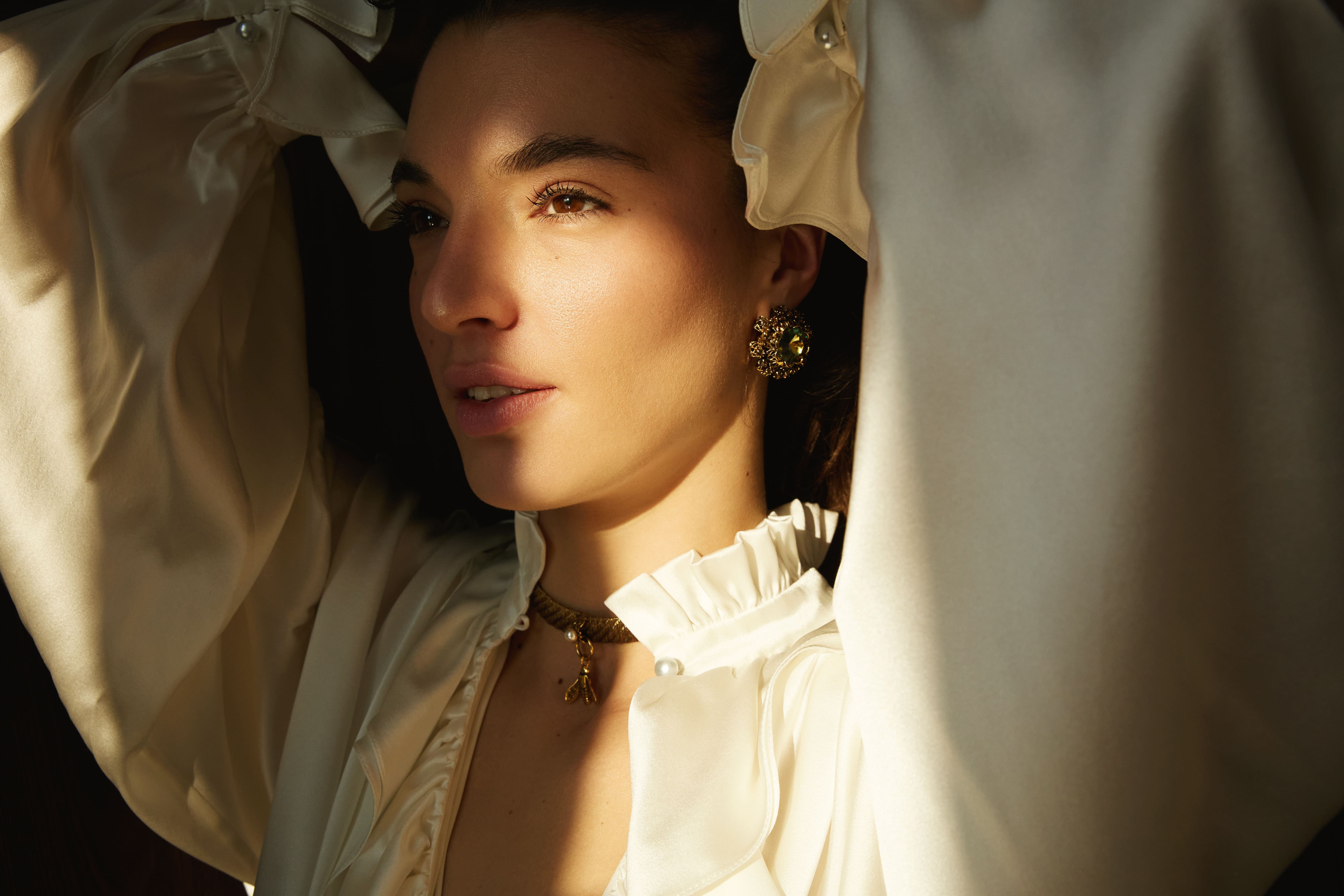 Серьги ажурные Розетки